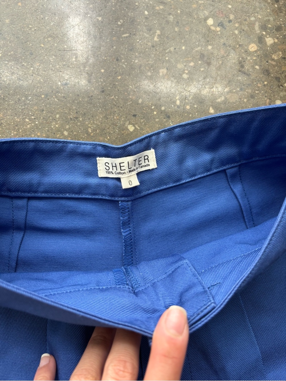 Shelter Safari shorts in Blueberry - size 0 - Picture 4 of 5